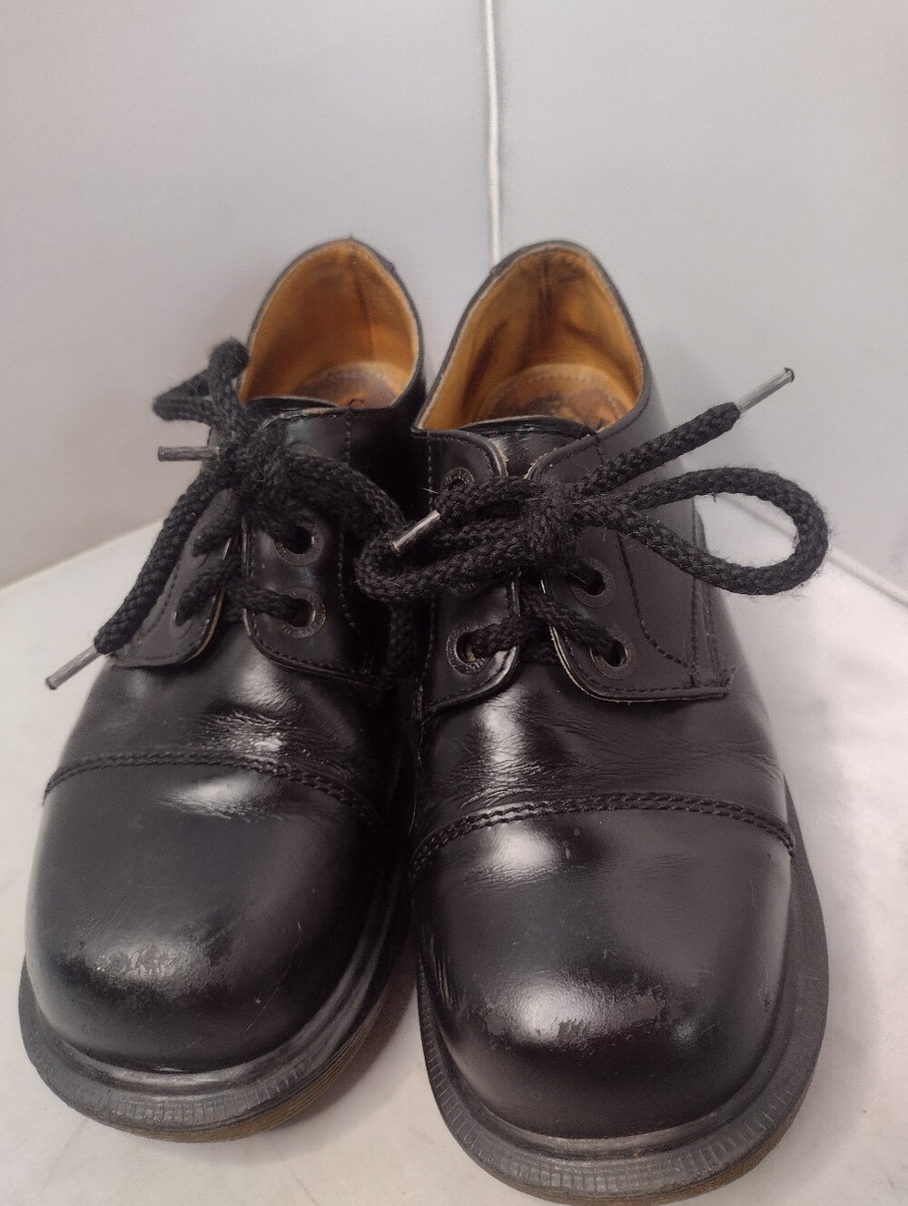 Vintage Dr Martens Oxford Clogs 8309 Black Abeline Shoes Made England UK 4 C
